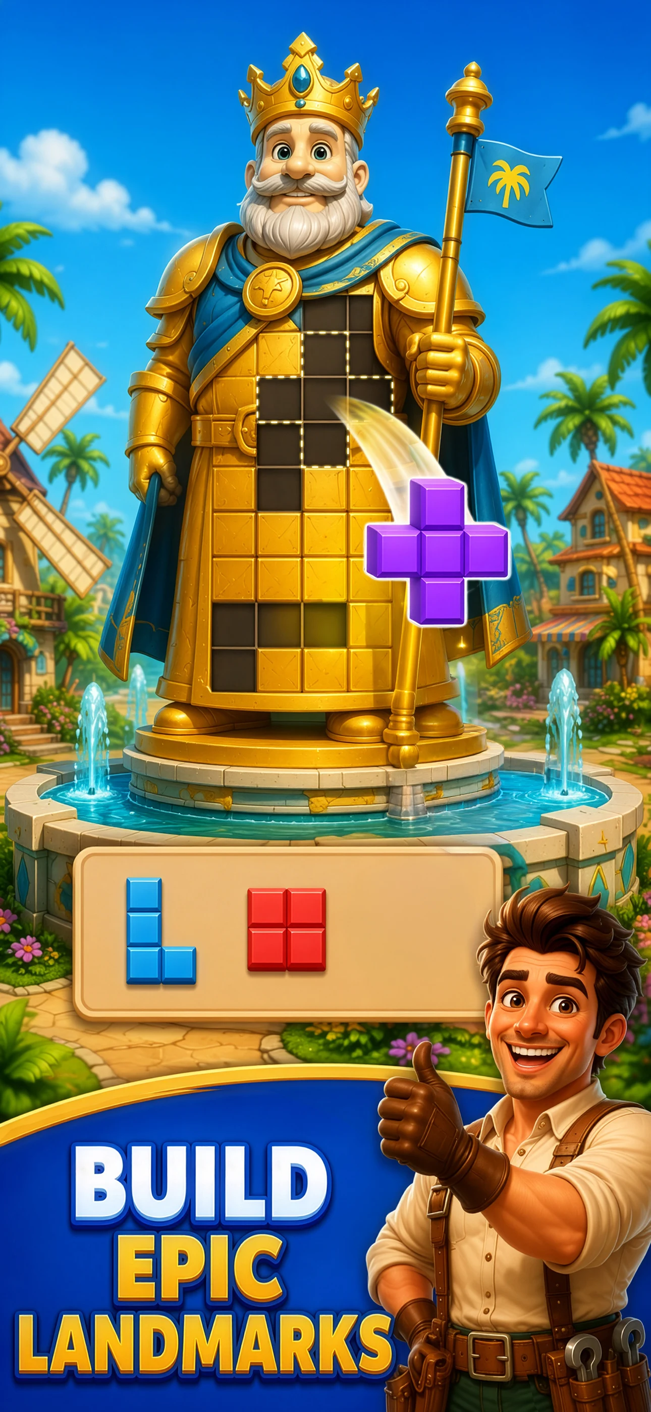 Leo's Paradise Match Adventure screenshot
